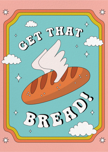 Fly Rye - Greeting Card by Party Mountain