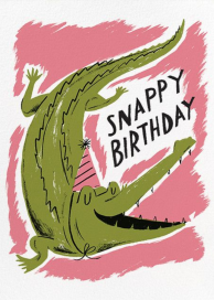 Snappy Birthday (Nicholas John Frith) - Birthday Card by Red Cap Cards