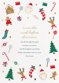 A Little Merriment - Holiday Party Invitation by Meri Meri