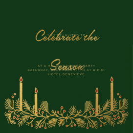 Adventskranz by Paperless Post