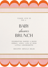 Two-Tone Scallop by Paperless Post