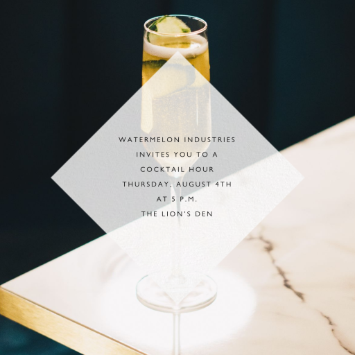 Gravity - Cocktail Party Invitation by Paperless Post