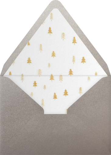 Snow Pine Valley (Horizontal) - Paperless Post Envelope