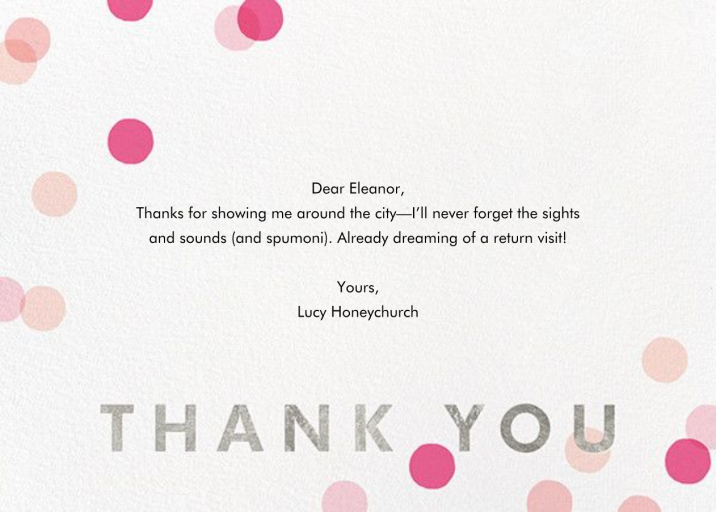 Carnaby Thanks - Thank You Card by Paperless Post