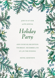 Junipero - Corporate Holiday Party Invitation by Happy Menocal