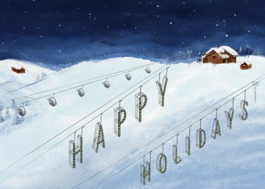 Lifted Spirits - Holiday Card by Paperless Post