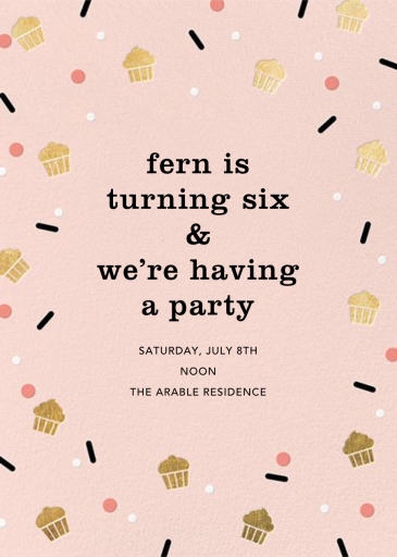 Cakefetti - Birthday Invitation by Paperless Post