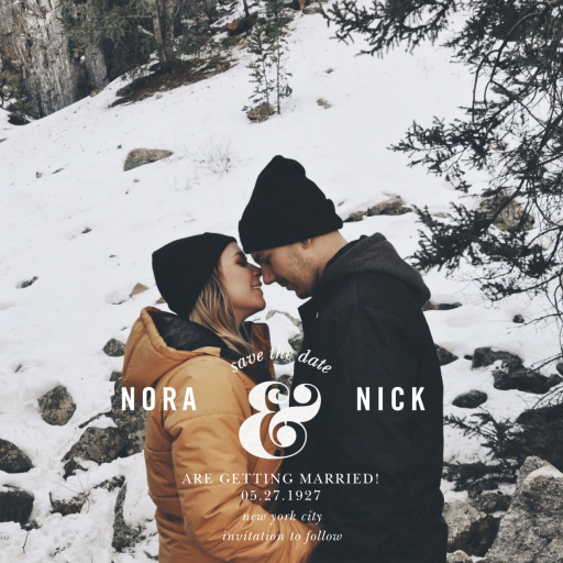 Ampersand (Save the Date) - Invitation by kate spade new york