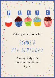 Cupcake Party Topper by Mr. Boddington's Studio