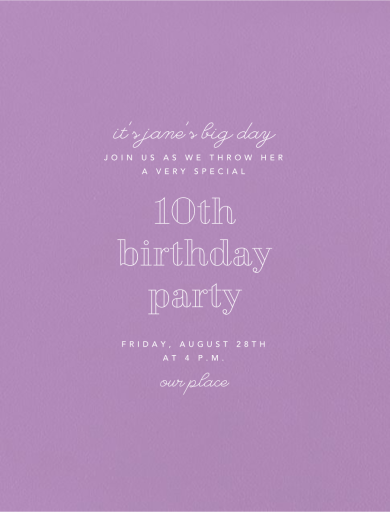 Lilac by Paperless Post