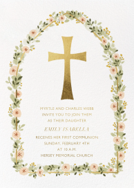 Risen - First Communion Invitation by Paperless Post
