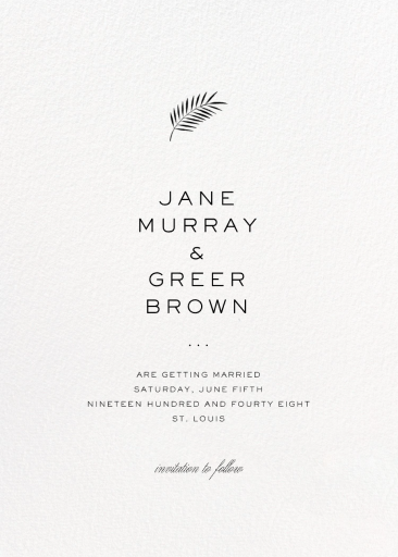 Full-Page Photo Tall (Double-Sided) - Save the Date by Paperless Post - Back