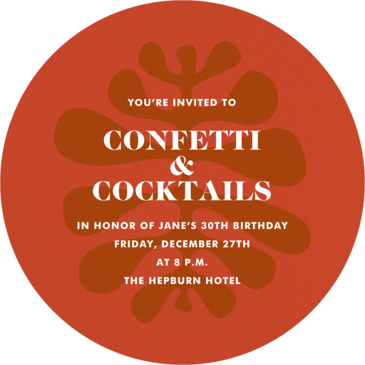 Maldives - Birthday Invitation by Jonathan Adler