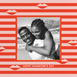 Sealed Lips Photo - Valentine's Day Card by kate spade new york