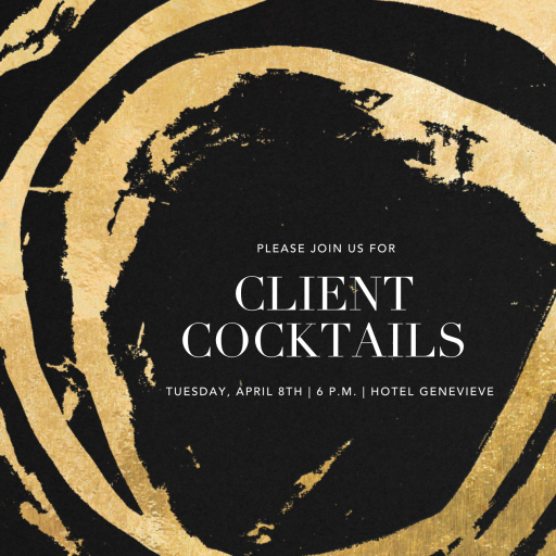 Montage - Cocktail Party Invitation by Kelly Wearstler