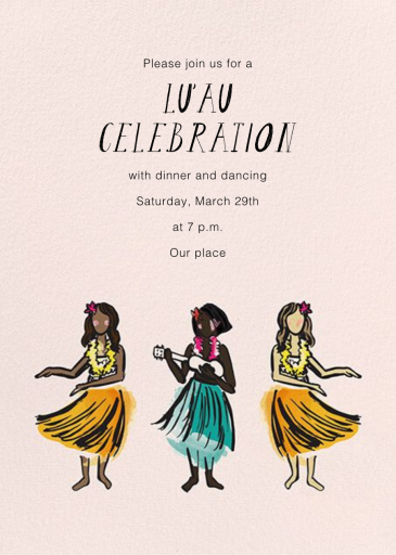 Luau - Party Invitation by Paper Source