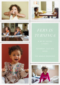 Collage Style Photo Invitation