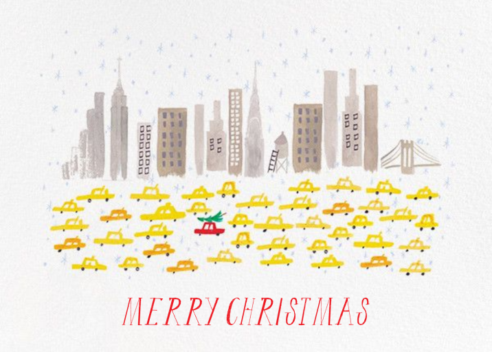 I Love NYC in the Holidays - Christmas Card by Mr. Boddington's Studio