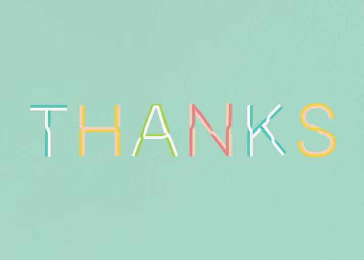 Thanks with a Twist - Thank You Card by Paperless Post