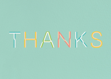Thanks with a Twist - Thank You Card by Paperless Post