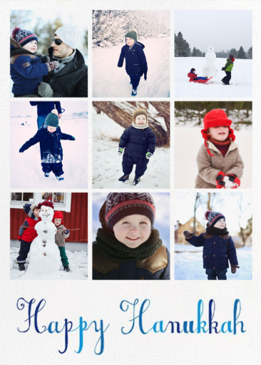 One Big Happy Hanukkah - Hanukkah Card by Mr. Boddington's Studio