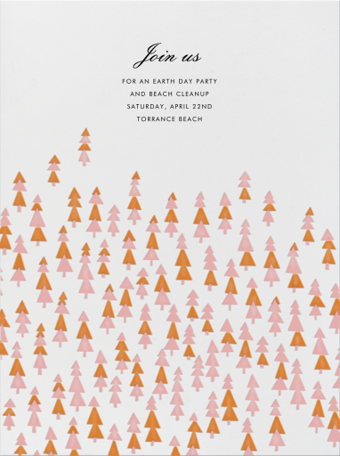 Trees - Invitation by Linda and Harriett