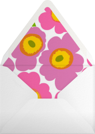 Unikko (Wedding) - Marimekko Envelope