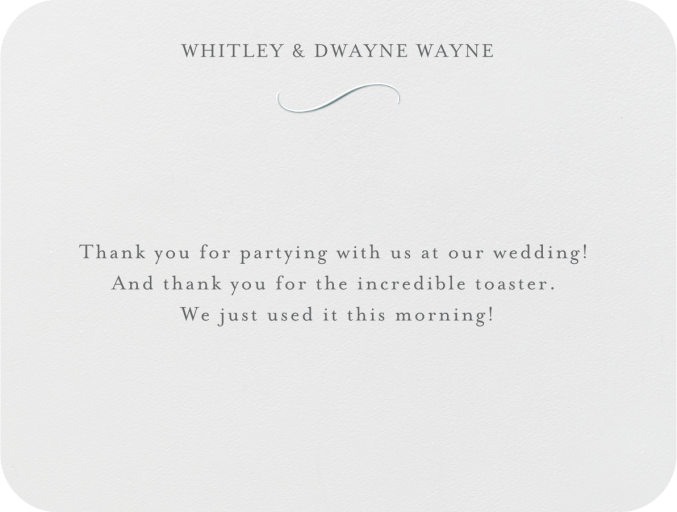 From This Day Forward (Thank You) - Stationery by Crane & Co.