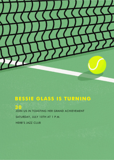 Holding Court - Invitation by Paperless Post