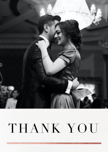 3/4 Portrait (Photo) - Thank You Card by Paperless Post