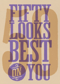 50 Looks Best On You - Birthday Card by Paperless Post