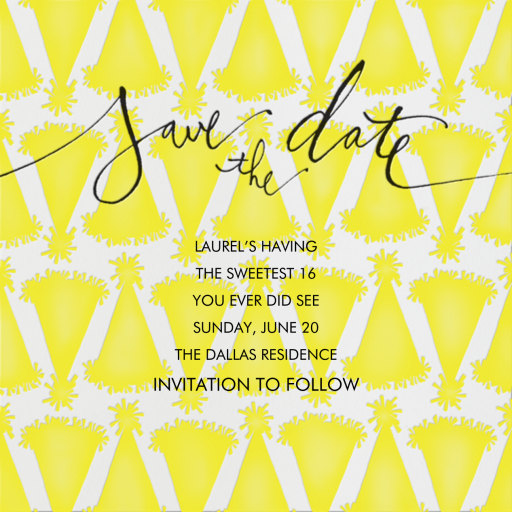 Party Hat Pattern by Linda and Harriett