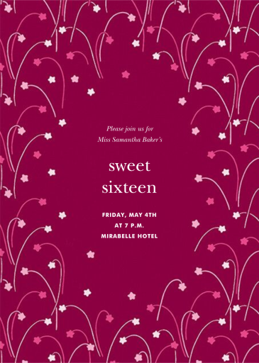 Long Stems - Birthday Invitation by kate spade new york