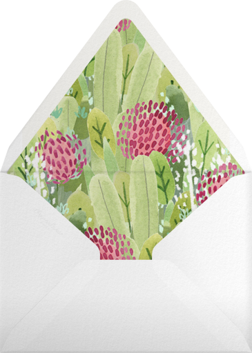 Floral Hedge - Paperless Post Envelope