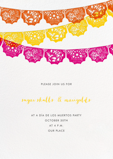 Tulum - Día de los Muertos Invitation by Paperless Post