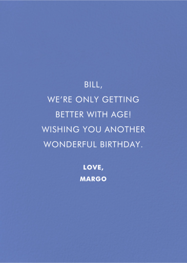 Birthday Slice (Elena Boils) - Birthday Card by Wrap - Back