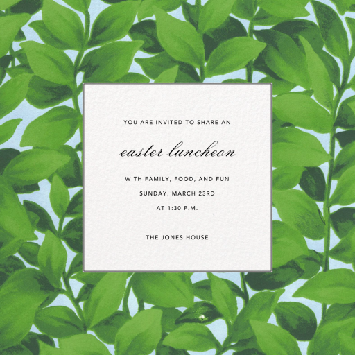Hedge - Invitation by Oscar de la Renta