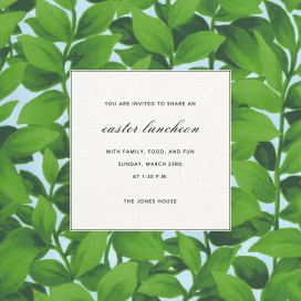 Hedge - Easter Invitation by Oscar de la Renta