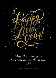 Shimmering New Year - Invitation by Rifle Paper Co.