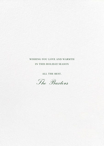 Holiday Market (Photo) - Christmas Card by Happy Menocal - Back