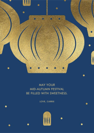 Paper Lantern - Mid-Autumn Festival Card by Paperless Post