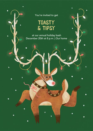 Dancer - Christmas Party Invitation by Paperless Post