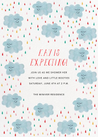 My Perception's Clouded - Baby Shower Invitation by Mr. Boddington's Studio
