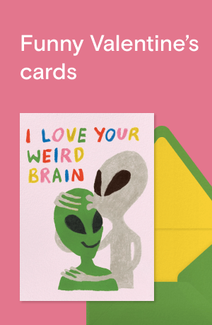 Funny Valentine's cards