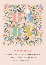 Mayfair Stork - Baby Shower Invitation by Rifle Paper Co.