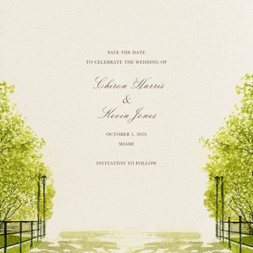 Spring Orchard (Save the Date) by Felix Doolittle