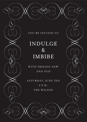 Frame Flourish - Invitation by Bernard Maisner