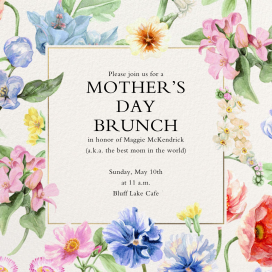 Where Love Blooms - Mother's Day Invitation by Liberty