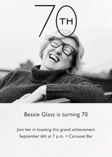 Decade Photo - Birthday Invitation by Paperless Post