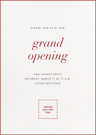 Ivory Stained Edge - Launch Party Invitation by Paperless Post